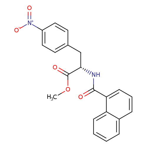 L-Phenylalanine, N-(1-naphthalenylcarbonyl)-4-nitro-, methyl ester