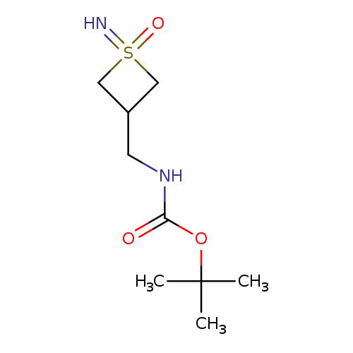 tert-butylN-[(1-imino-1-oxo-1lambda6-thietan-3-yl)methyl]carbamate