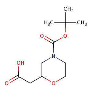 2-(4-(tert-Butoxycarbonyl)morpholin-2-yl)acetic acid