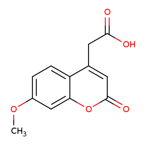 2H-1-Benzopyran-4-acetic acid, 7-methoxy-2-oxo-