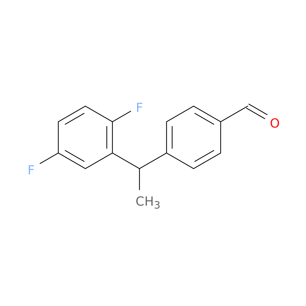 4-(1-(2,5-difluorophenyl)ethyl)benzaldehyde