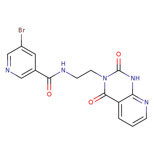 5-bromo-N-(2-{2,4-dioxo-1H,2H,3H,4H-pyrido[2,3-d]pyrimidin-3-yl}ethyl)pyridine-3-carboxamide