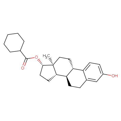 Estra-1,3,5(10)-triene-3,17-diol (17β)-, 17-cyclohexanecarboxylate (9CI)