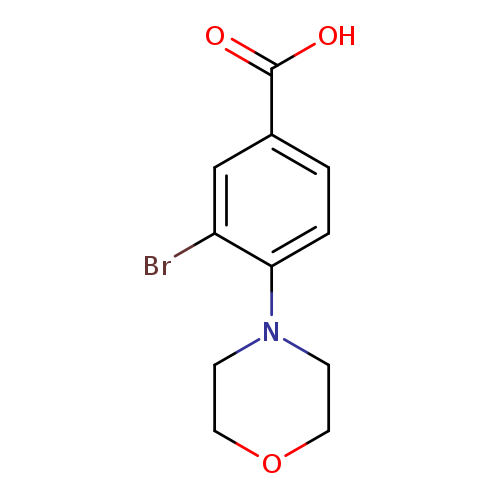 3-Bromo-4-morpholinobenzoic acid