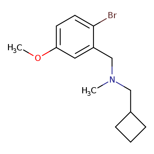 [(2-Bromo-5-methoxyphenyl)methyl](cyclobutylmethyl)methylamine