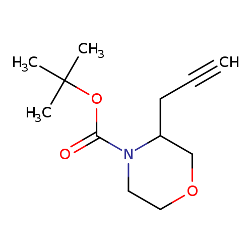 tert-butyl 3-(prop-2-yn-1-yl)morpholine-4-carboxylate