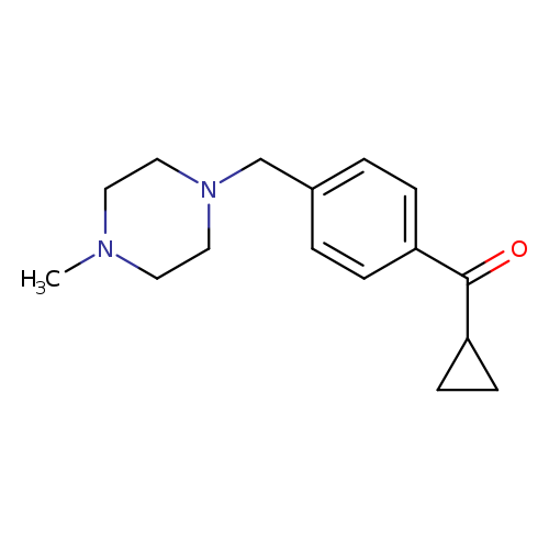CYCLOPROPYL 4-(4-METHYLPIPERAZIN-1-YLMETHYL)PHENYL KETONE