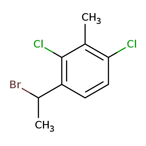 1-(1-bromoethyl)-2,4-dichloro-3-methylbenzene