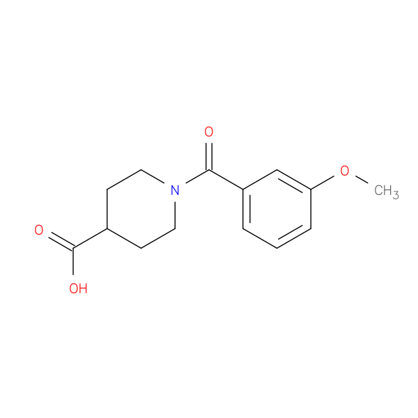 1-(3-Methoxybenzoyl)piperidine-4-carboxylic acid