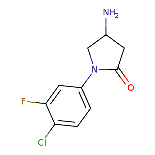 4-amino-1-(4-chloro-3-fluorophenyl)pyrrolidin-2-one