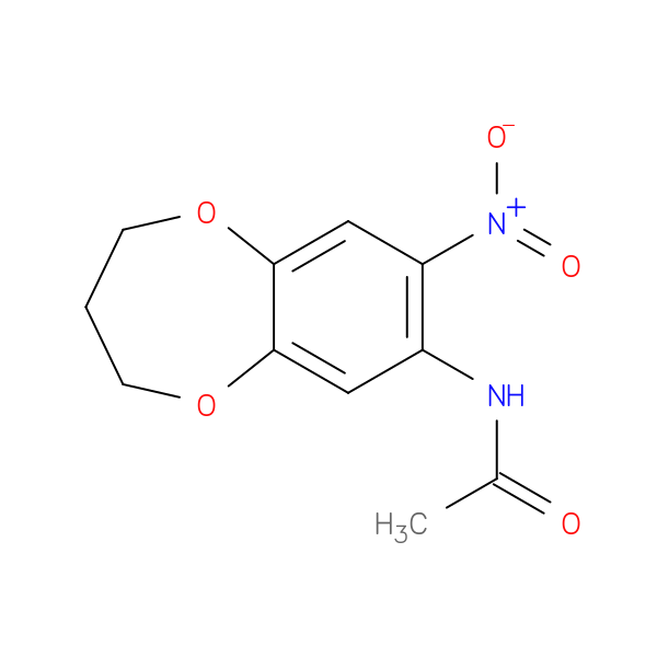 N-(8-Nitro-3,4-dihydro-2H-benzo[b][1,4]dioxepin-7-yl)acetamide