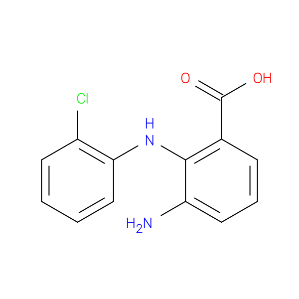 Benzoic acid,3-amino-2-[(2-chlorophenyl)amino]-