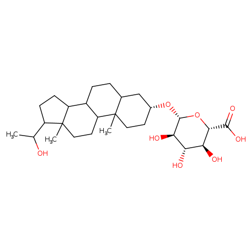 5β-Pregnane-3α,20α-diol glucuronide