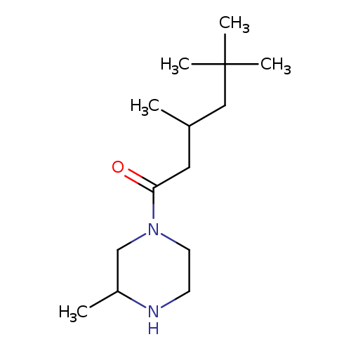 3,5,5-trimethyl-1-(3-methylpiperazin-1-yl)hexan-1-one