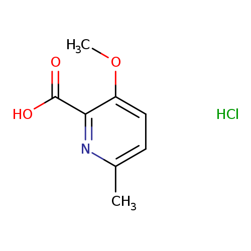 3-methoxy-6-methylpyridine-2-carboxylic acid hydrochloride