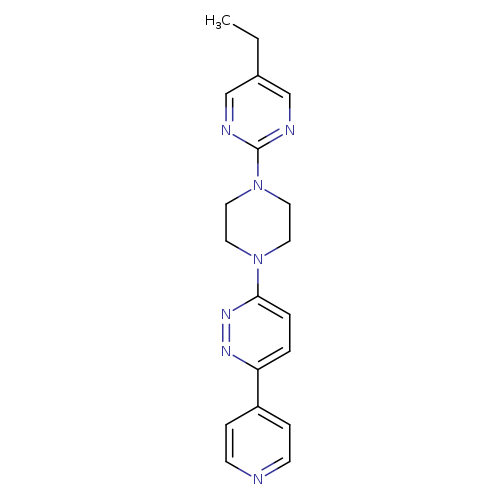3-[4-(5-ethylpyrimidin-2-yl)piperazin-1-yl]-6-(pyridin-4-yl)pyridazine