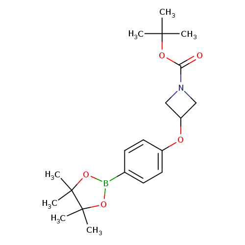 tert-Butyl 3-(4-(4,4,5,5-tetramethyl-1,3,2-dioxaborolan-2-yl)phenoxy)azetidine-1-carboxylate