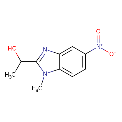 1-(1-methyl-5-nitro-1H-1,3-benzodiazol-2-yl)ethan-1-ol