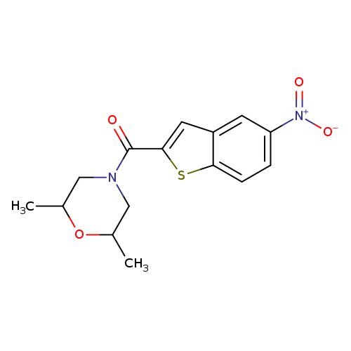 2,6-dimethyl-4-(5-nitro-1-benzothiophene-2-carbonyl)morpholine