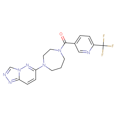 1-{[1,2,4]triazolo[4,3-b]pyridazin-6-yl}-4-[6-(trifluoromethyl)pyridine-3-carbonyl]-1,4-diazepane