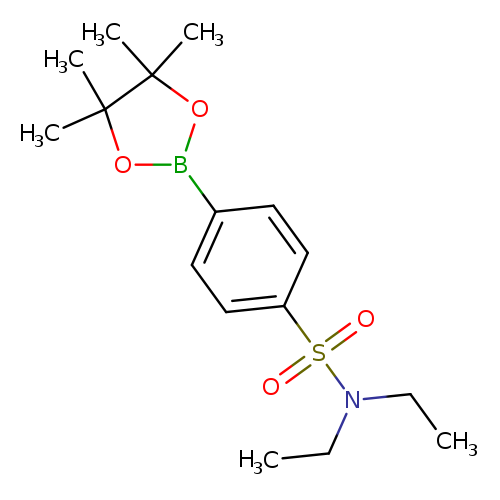 N,N-diethyl-4-(4,4,5,5-tetramethyl-1,3,2-dioxaborolan-2-yl)benzene-1-sulfonamide