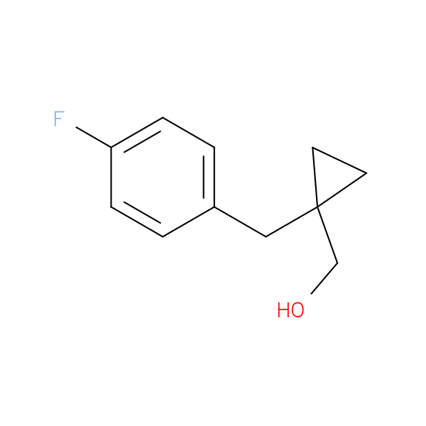 {1-[(4-fluorophenyl)methyl]cyclopropyl}methanol