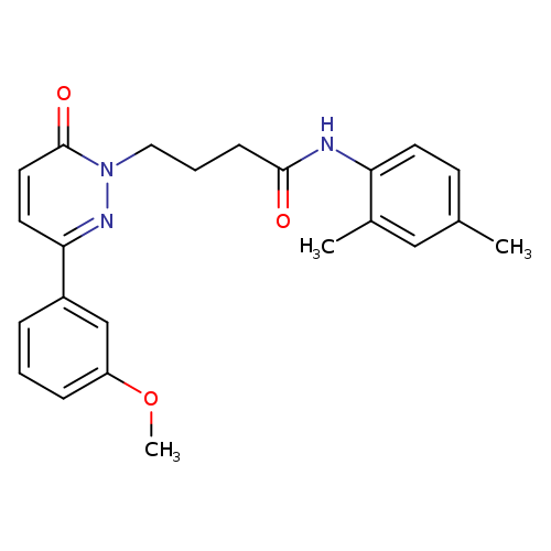 N-(2,4-dimethylphenyl)-4-[3-(3-methoxyphenyl)-6-oxo-1,6-dihydropyridazin-1-yl]butanamide
