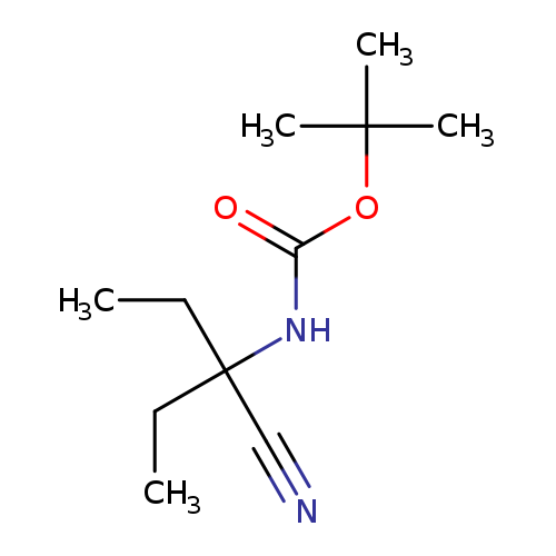 tert-butyl N-(1-cyano-1-ethylpropyl)carbamate