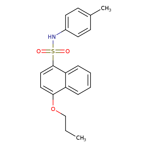 N-(4-methylphenyl)-4-propoxynaphthalene-1-sulfonamide