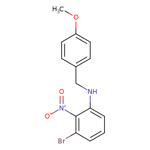 3-Bromo-N-(4-methoxybenzyl)-2-nitroaniline