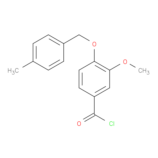3-Methoxy-4-[(4-methylbenzyl)oxy]benzoyl chloride