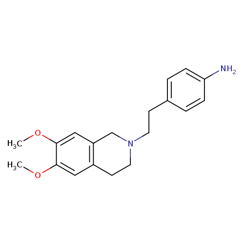 4-[2-(3,4-DIHYDRO-6,7-DIMETHOXY-2(1H)-ISOQUINOLINYL)ETHYL]-BENZENAMINE