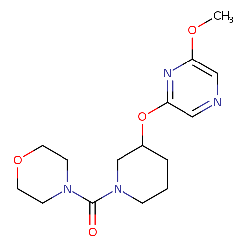 4-{3-[(6-methoxypyrazin-2-yl)oxy]piperidine-1-carbonyl}morpholine
