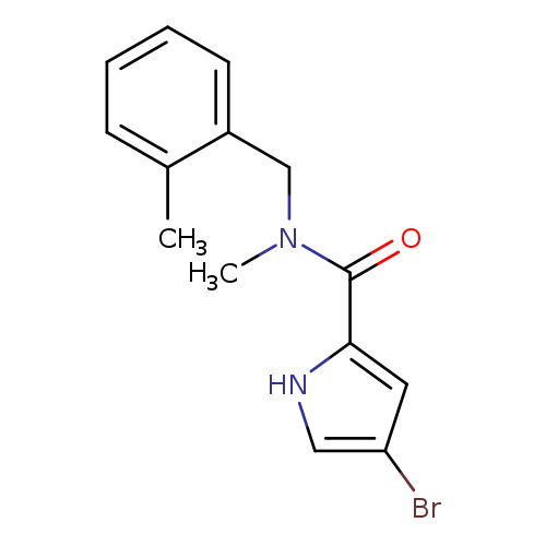 4-bromo-N-methyl-N-[(2-methylphenyl)methyl]-1H-pyrrole-2-carboxamide