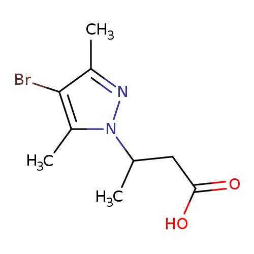 3-(4-Bromo-3,5-dimethyl-1H-pyrazol-1-yl)butanoic acid