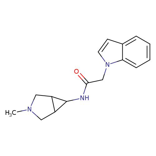 2-(1H-indol-1-yl)-N-{3-methyl-3-azabicyclo[3.1.0]hexan-6-yl}acetamide