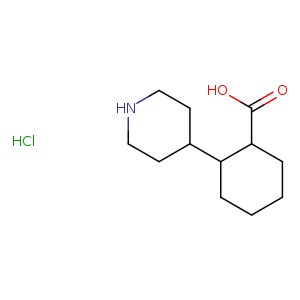 2-(piperidin-4-yl)cyclohexane-1-carboxylicacidhydrochloride