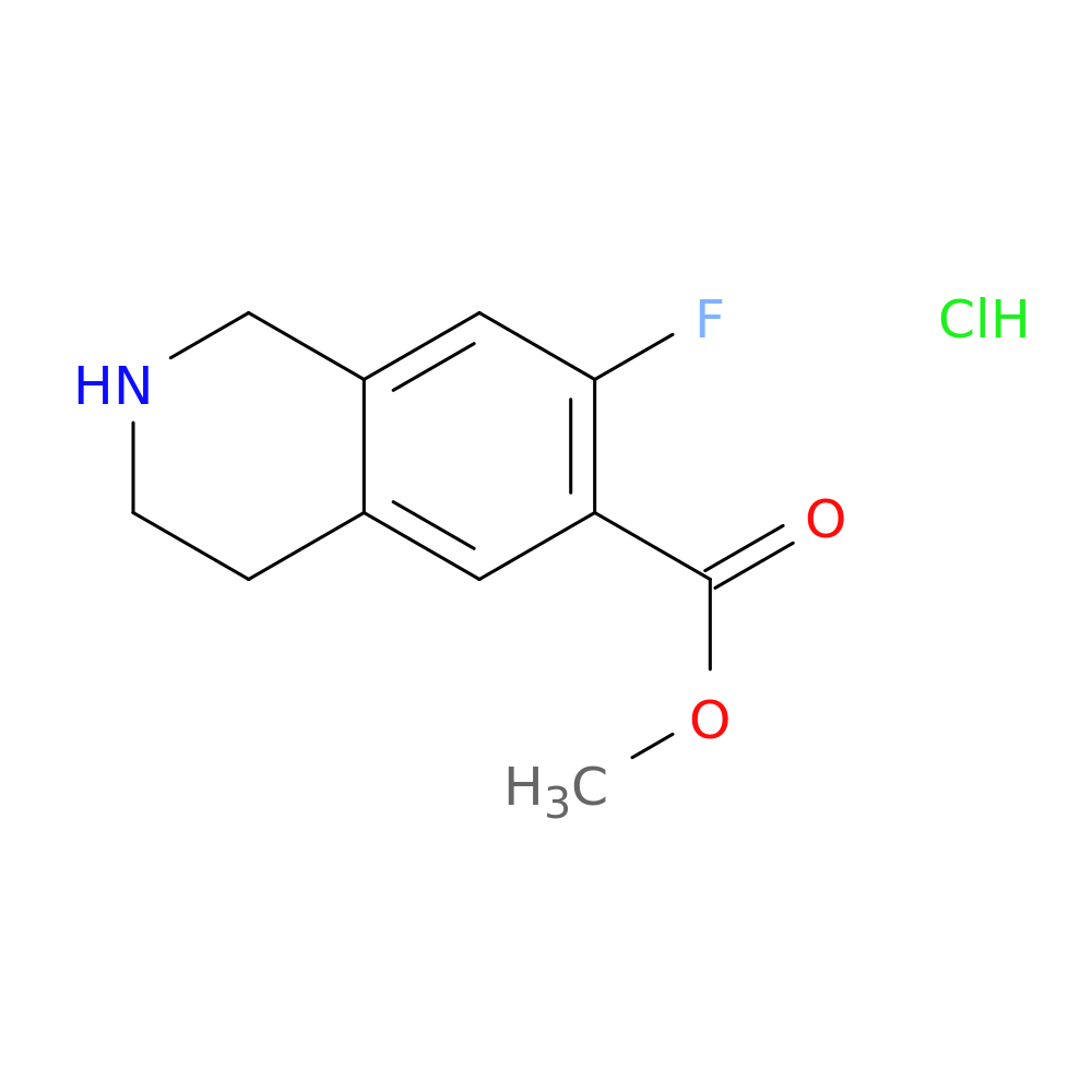 Methyl 7-fluoro-1,2,3,4-tetrahydroisoquinoline-6-carboxylate (hydrochloride)