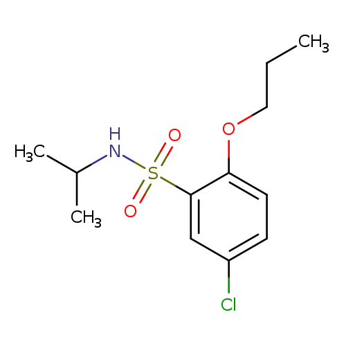 5-chloro-N-(propan-2-yl)-2-propoxybenzene-1-sulfonamide