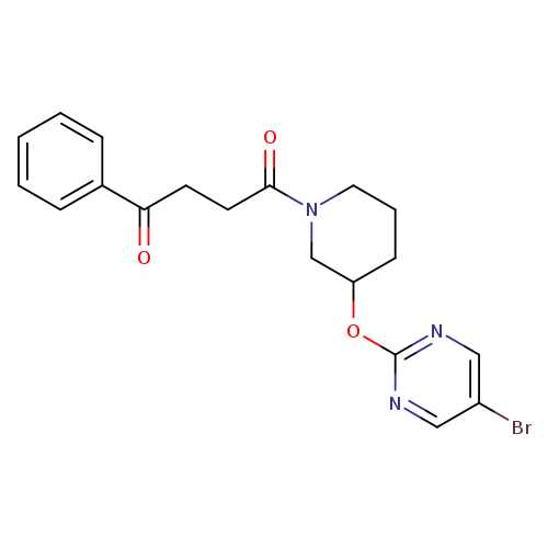 1-{3-[(5-bromopyrimidin-2-yl)oxy]piperidin-1-yl}-4-phenylbutane-1,4-dione