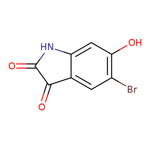 5-bromo-6-hydroxy-2,3-dihydro-1H-indole-2,3-dione