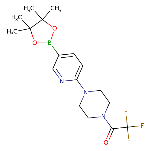 Ethanone, 2,2,2-trifluoro-1-[4-[5-(4,4,5,5-tetramethyl-1,3,2-dioxaborolan-2-yl)-2-pyridinyl]-1-piperazinyl]-