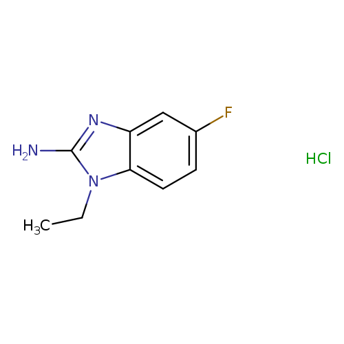 1-ethyl-5-fluoro-1H-1,3-benzodiazol-2-amine hydrochloride