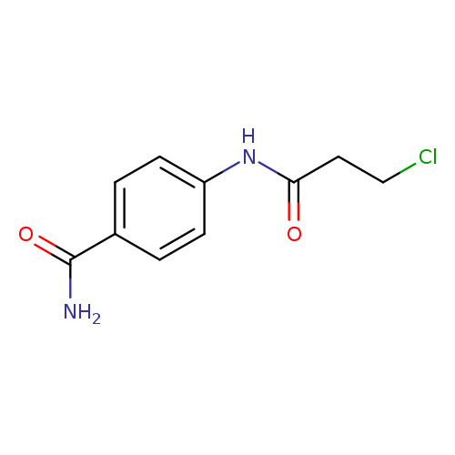 4-[(3-Chloropropanoyl)amino]benzamide