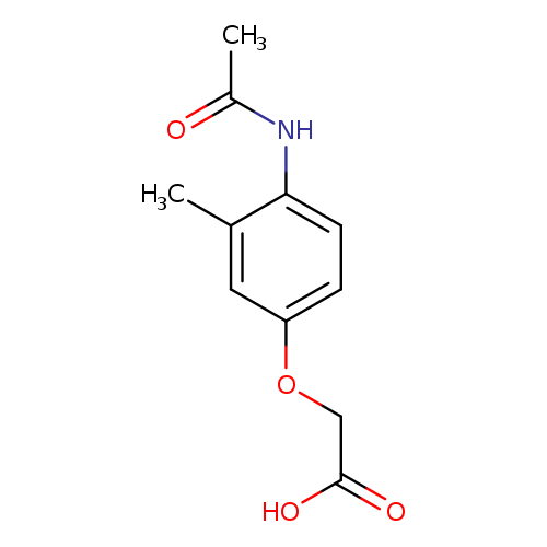 2-(4-Acetamido-3-methylphenoxy)acetic acid
