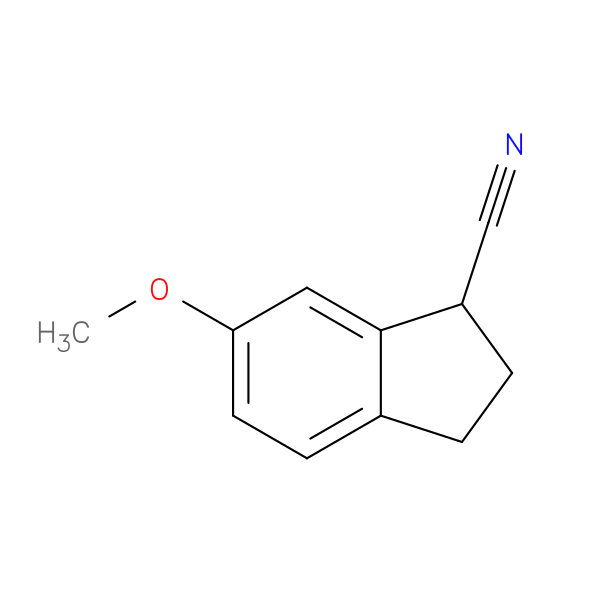 6-Methoxy-2,3-dihydro-1H-indene-1-carbonitrile