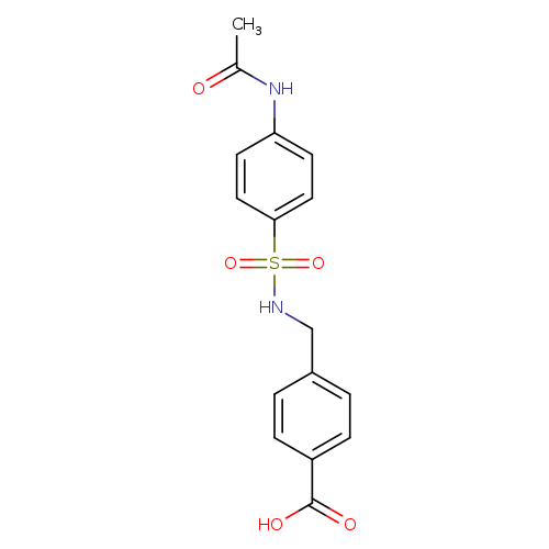 4-[([[4-(ACETYLAMINO)PHENYL]SULFONYL]AMINO)METHYL]BENZOIC ACID