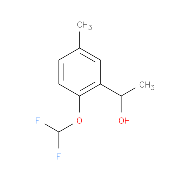 1-[2-(Difluoromethoxy)-5-methylphenyl]ethan-1-ol