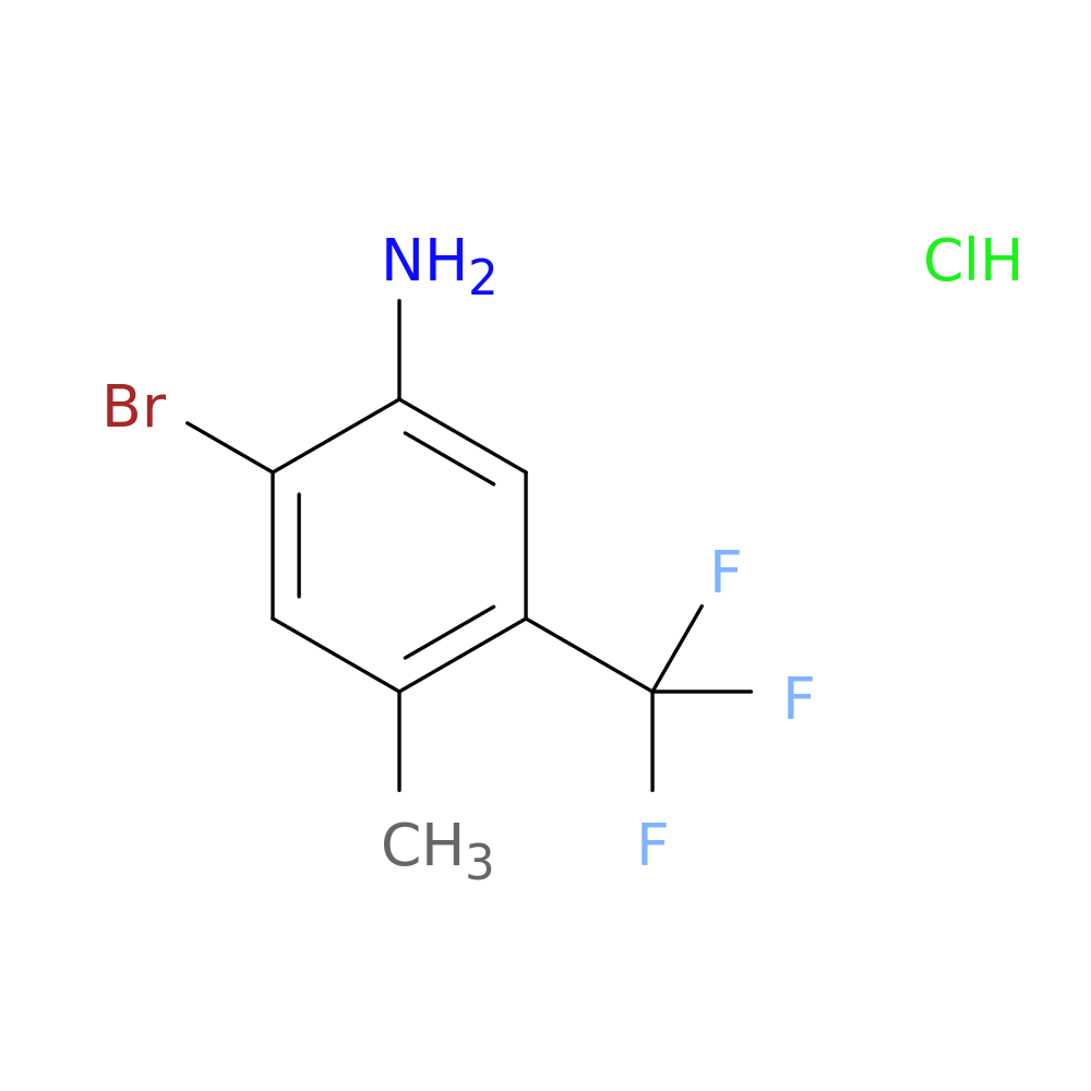 2-bromo-4-methyl-5-(trifluoromethyl)aniline hydrochloride