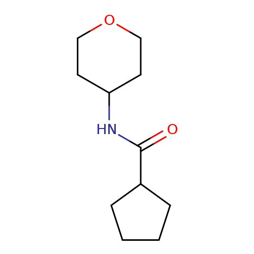N-(oxan-4-yl)cyclopentanecarboxamide